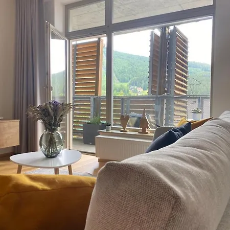 Luxusni Apartman U Sjezdovek S Garazi Harrachov Exterior photo